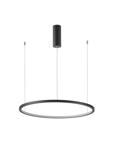 Italux Vinola Wisząca Czarny 1xLED 48W 3000K+4000K PND-56135B-080RPP-BK-3KS4K-TRDIMM