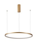 Lampy wiszące okręgi - Italux Vinola Wisząca Złoty 1xLED 58W 3000K+4000K PND-56135B-100RPP-GD-3KS4K-TRDIMM - product 1