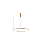 Lampy wiszące okręgi - Italux Vinola Wisząca Złoty 1xLED 58W 3000K+4000K PND-56135B-100RPP-GD-3KS4K-TRDIMM - product 2