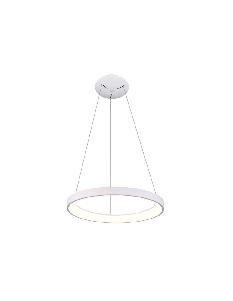 Lampy wiszące okręgi - Italux Vico Wisząca Biały 1xLED 38W 3000K+4000K PND-53675-048RPC-WH-3KS4K - product kolory-swiatla.pl 2