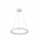 Lampy wiszące okręgi - Italux Vico Wisząca Biały 1xLED 38W 3000K+4000K PND-53675-048RPC-WH-3KS4K - product 1