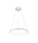 Lampy wiszące okręgi - Italux Vico Wisząca Biały 1xLED 48W 3000K+4000K PND-53675-058RPC-WH-3KS4K-TRDIMM - product 1