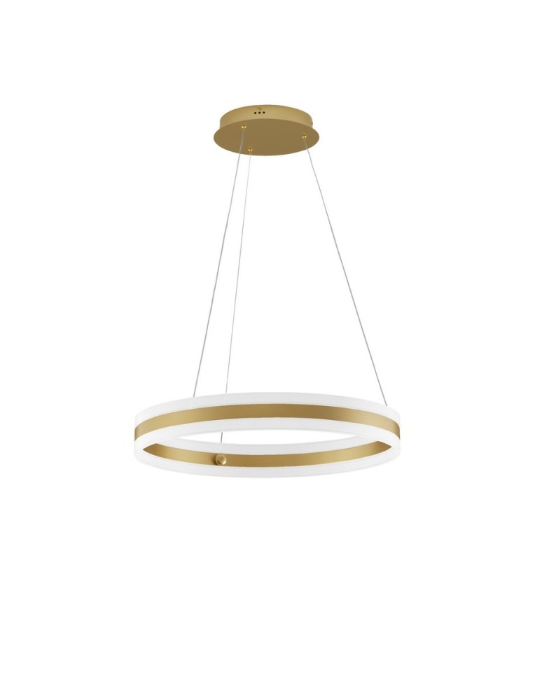 Lampy wiszące - Luces Exclusivas COLIMA Wisząca Nowoczesna złoty i odcienie złota 1xLED max 75W 3000K LE42753 - produkt kolory-swiatla.pl 1