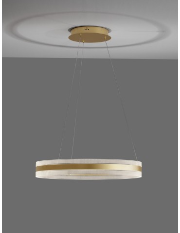 Luces Exclusivas COLIMA Wisząca Nowoczesna złoty i odcienie złota 1xLED max 75W 3000K LE42753 - product 2