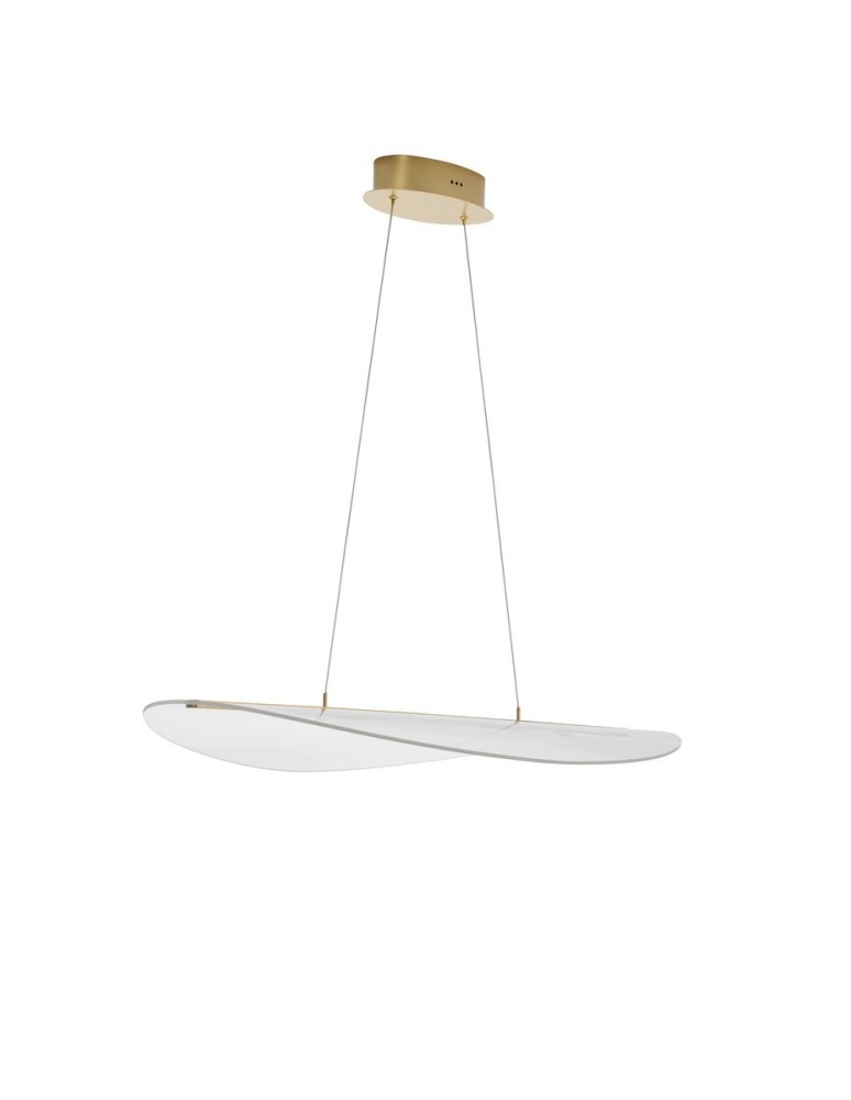 Lampy wiszące - Luces Exclusivas COLIMA Wisząca Nowoczesna złoty i odcienie złota 1xLED max 31W 3000K LE42755 - produkt kolory-swiatla.pl 1