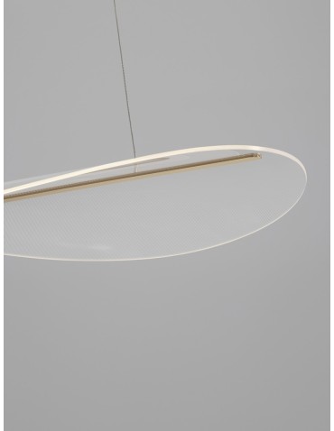 Luces Exclusivas COLIMA Wisząca Nowoczesna złoty i odcienie złota 1xLED max 31W 3000K LE42755 - produkt 2