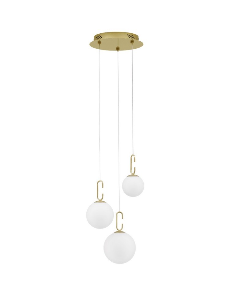 Lampy wiszące - Luces Exclusivas YARA Wisząca Nowoczesna złoty i odcienie złota 1xLED max 25,8W 3000K LE42758 - produkt kolory-swiatla.pl 1