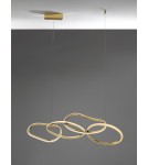Lampy wiszące - Luces Exclusivas CELAYA Wisząca Nowoczesna złoty i odcienie złota 1xLED max 50W 3000K LE42760 - product 2