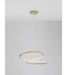 Lampy wiszące - Luces Exclusivas CELAYA Wisząca Nowoczesna złoty i odcienie złota 1xLED max 40W 3000K LE42761 - produkt 2