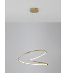 Lampy wiszące - Luces Exclusivas CELAYA Wisząca Nowoczesna złoty i odcienie złota 1xLED max 40W 3000K LE42761 - produkt 3
