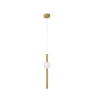 Lampy wiszące - Luces Exclusivas IGUALA Wisząca Nowoczesna złoty i odcienie złota 1xLED max 10W 3000K LE42762 - product 1