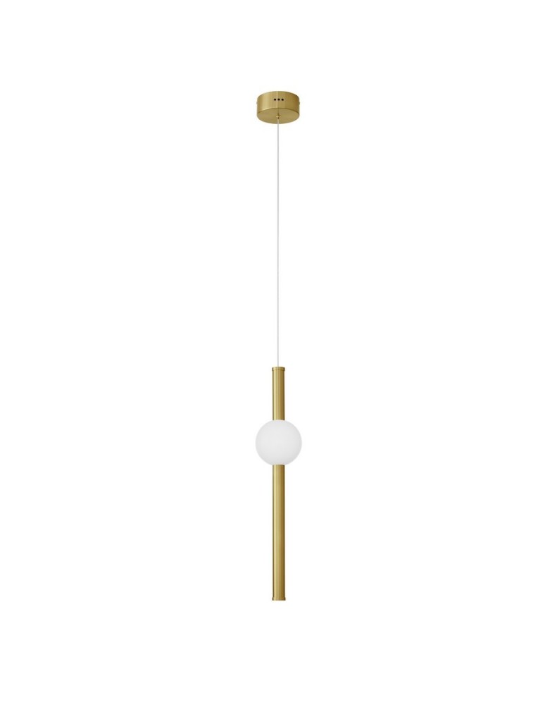 Lampy wiszące - Luces Exclusivas IGUALA Wisząca Nowoczesna złoty i odcienie złota 1xLED max 10W 3000K LE42762 - produkt kolory-swiatla.pl 1