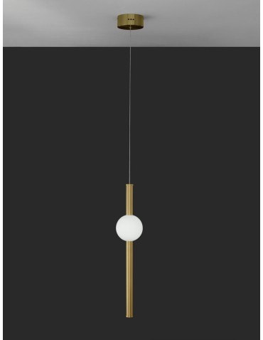 Luces Exclusivas IGUALA Wisząca Nowoczesna złoty i odcienie złota 1xLED max 10W 3000K LE42762 - produkt 2