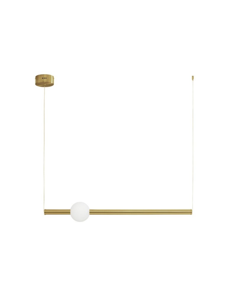 Lampy wiszące - Luces Exclusivas IGUALA Wisząca Nowoczesna złoty i odcienie złota 1xLED max 10W 3000K LE42763 - produkt kolory-swiatla.pl 1