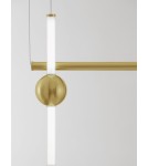 Lampy wiszące - Luces Exclusivas IGUALA Wisząca Nowoczesna złoty i odcienie złota 1xLED max 10W 3000K LE42764 - produkt 2