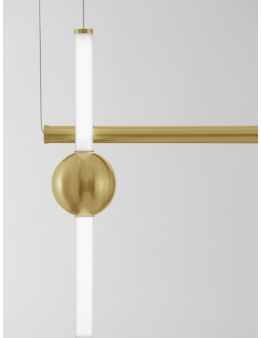 Luces Exclusivas IGUALA Wisząca Nowoczesna złoty i odcienie złota 1xLED max 10W 3000K LE42764 - produkt 2