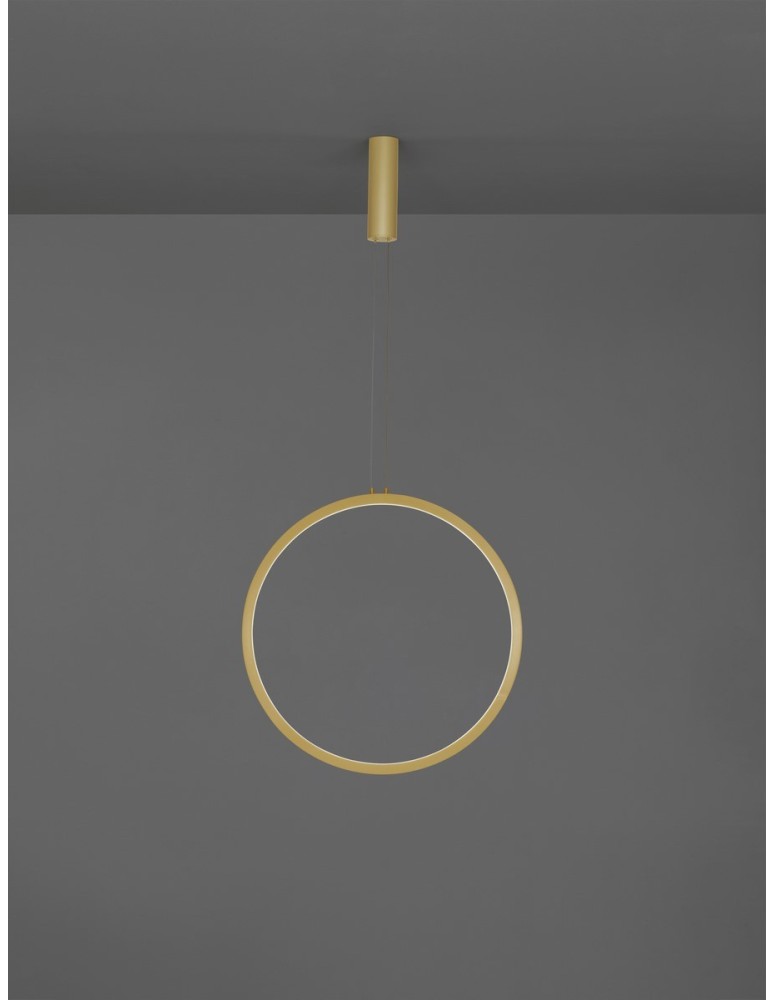 Lampy wiszące - Luces Exclusivas AUTLAN Wisząca Nowoczesna złoty i odcienie złota 1xLED max 35W 3000K LE42775 - produkt kolory-swiatla.pl 2