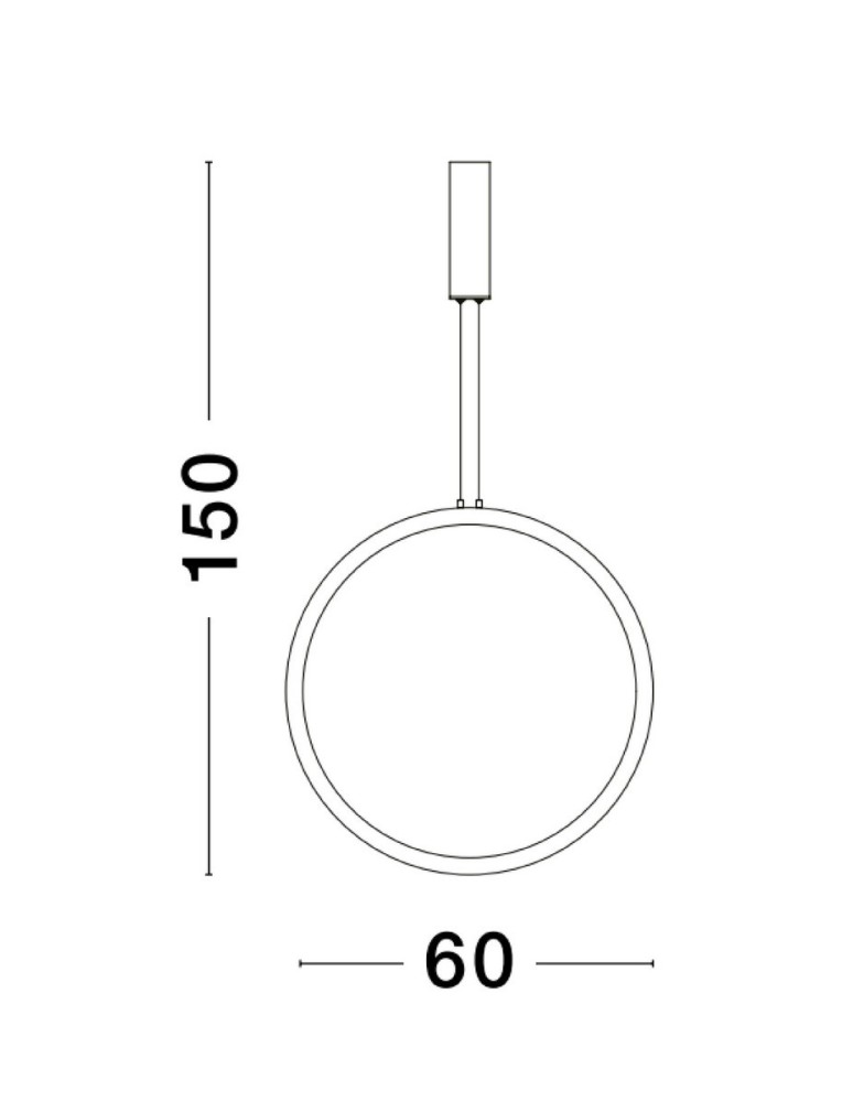 Lampy wiszące - Luces Exclusivas AUTLAN Wisząca Nowoczesna złoty i odcienie złota 1xLED max 35W 3000K LE42775 - produkt kolory-swiatla.pl 3