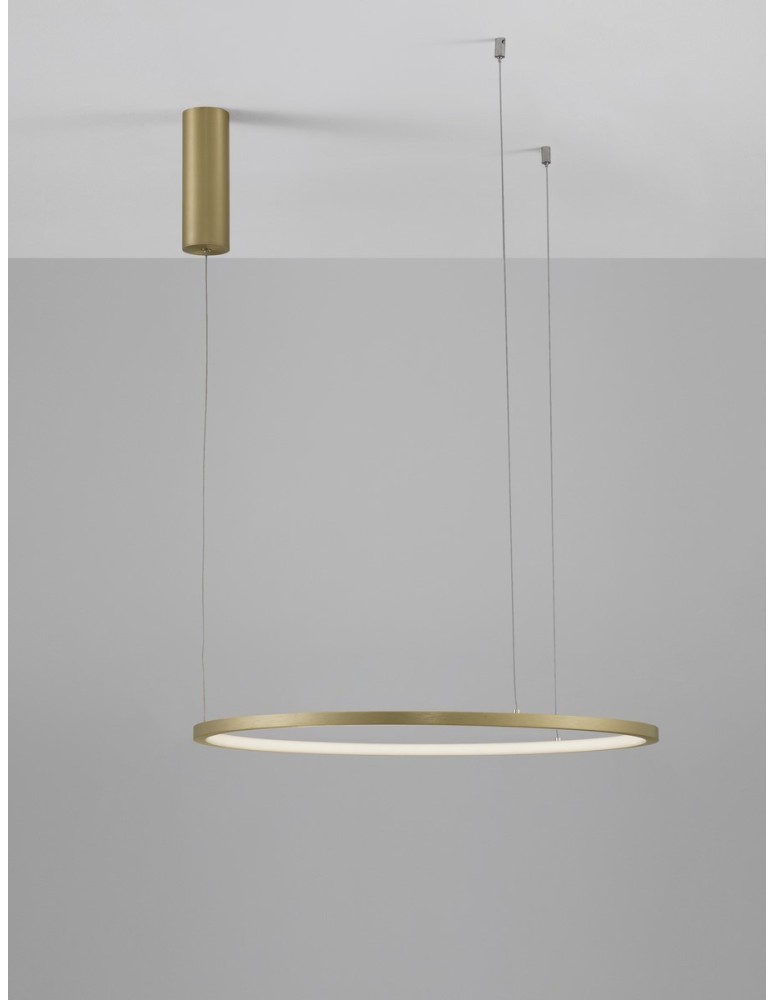 Luces Exclusivas TOLUCA Wisząca Nowoczesna złoty i odcienie złota 1xLED max 36W 3000K LE42777