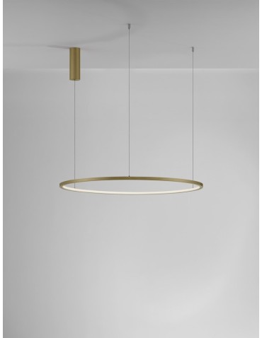 Luces Exclusivas TOLUCA Wisząca Nowoczesna złoty i odcienie złota 1xLED max 48W 3000K LE42778 - produkt 2