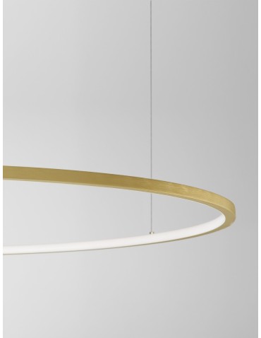 Luces Exclusivas TOLUCA Wisząca Nowoczesna złoty i odcienie złota 1xLED max 58W 3000K LE42779 - product 2