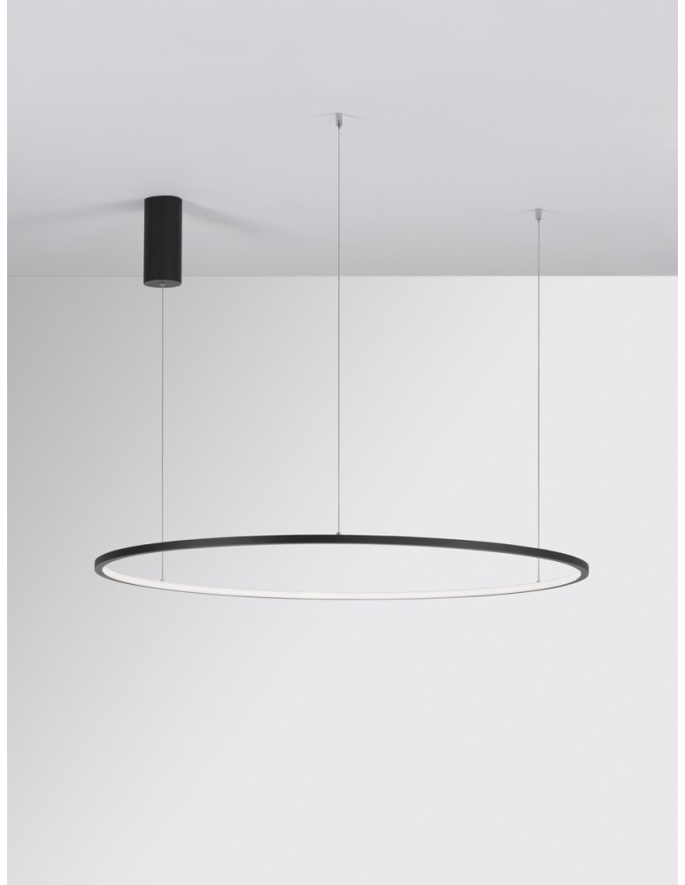 Lampy wiszące - Luces Exclusivas TOLUCA Wisząca Nowoczesna czarny 1xLED max 58W 3000K LE42782 - produkt kolory-swiatla.pl 2