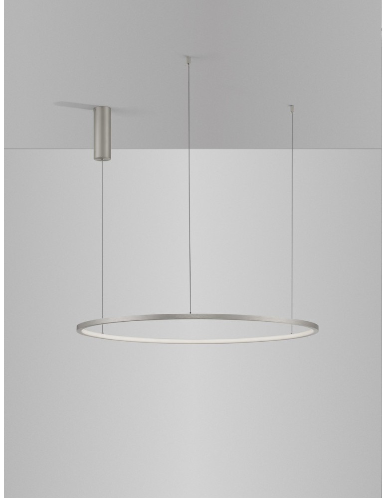 Lampy wiszące - Luces Exclusivas TOLUCA Wisząca Nowoczesna srebrny i odcienie srebra 1xLED max 48W 3000K LE42787 - produkt kolory-swiatla.pl 2