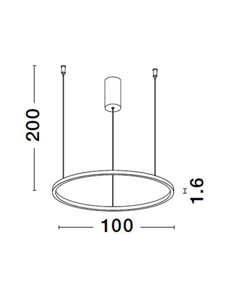 Lampy wiszące - Luces Exclusivas TOLUCA Wisząca Nowoczesna srebrny i odcienie srebra 1xLED max 58W 3000K LE42788 - produkt kolory-swiatla.pl 4