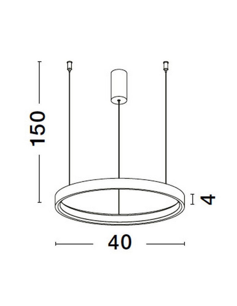Lampy wiszące - Luces Exclusivas ZACAPU Wisząca Nowoczesna złoty i odcienie złota 1xLED max 30W 3000K LE42789 - product kolory-swiatla.pl 3