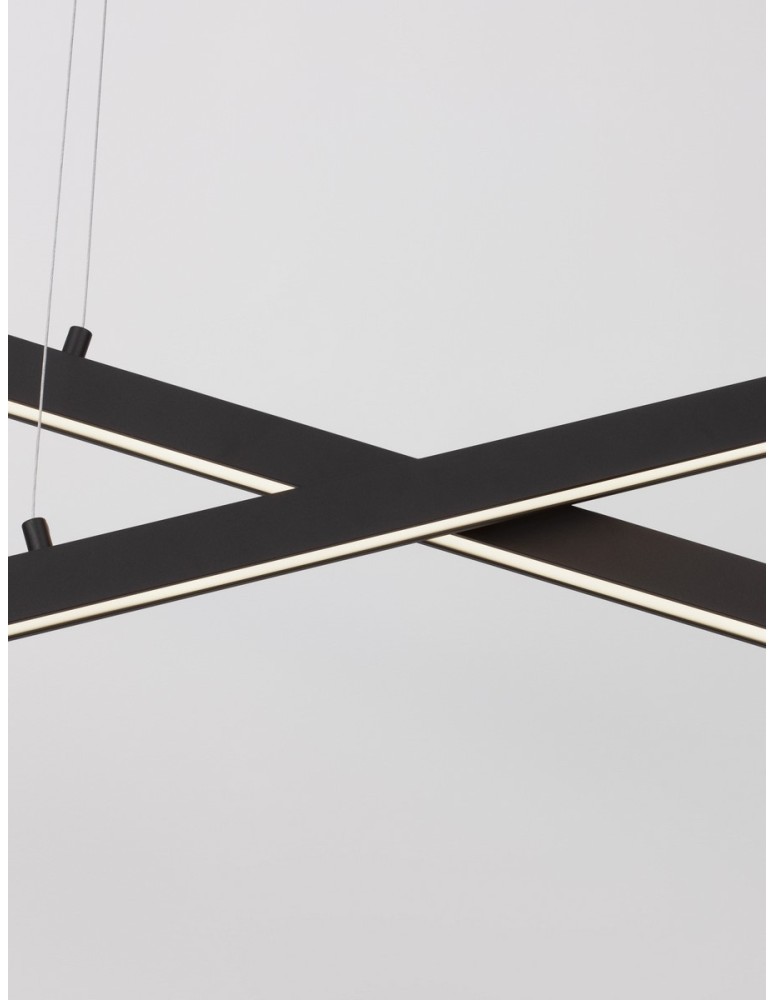 Lampy wiszące - Luces Exclusivas PUEBLA Wisząca Nowoczesna czarny 1xLED max 40W 3000K LE42799 - product kolory-swiatla.pl 2