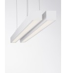 Lampy wiszące - Luces Exclusivas PUEBLA Wisząca Nowoczesna biały 1xLED max 40W 3000K LE42800 - product 3