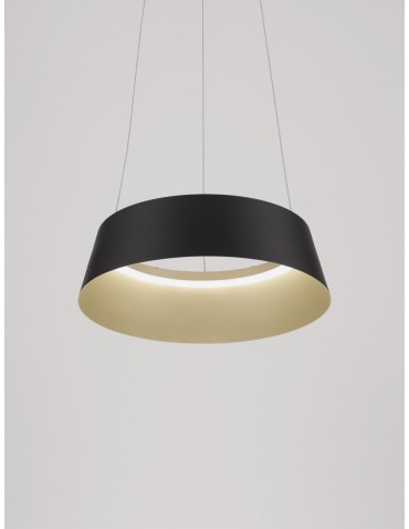 Luces Exclusivas CANCUN Wisząca Nowoczesna czarny 1xLED max 40W 3000K LE42802 - produkt 2