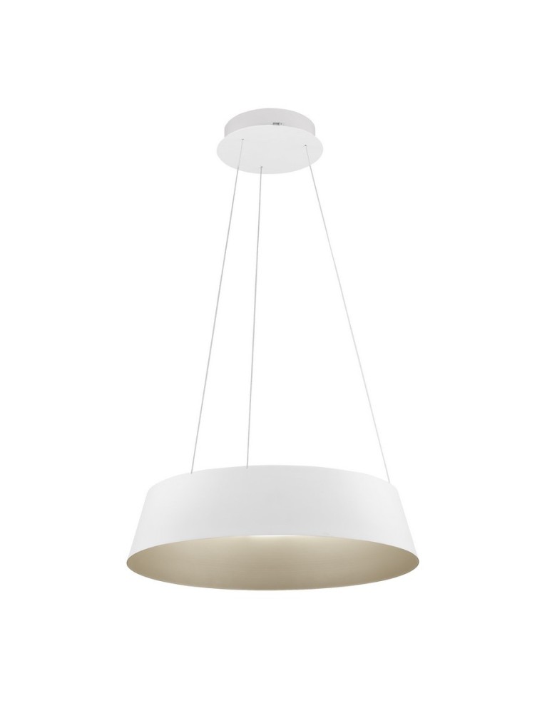 Lampy wiszące - Luces Exclusivas CANCUN Wisząca Nowoczesna biały 1xLED max 50W 3000K LE42803 - produkt kolory-swiatla.pl 1