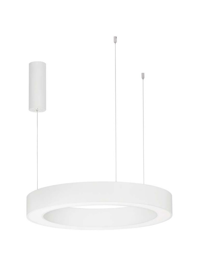 Lampy wiszące - Luces Exclusivas SONORA Wisząca Nowoczesna biały 1xLED max 50W 2700-4000K LE42807 - produkt kolory-swiatla.pl 1