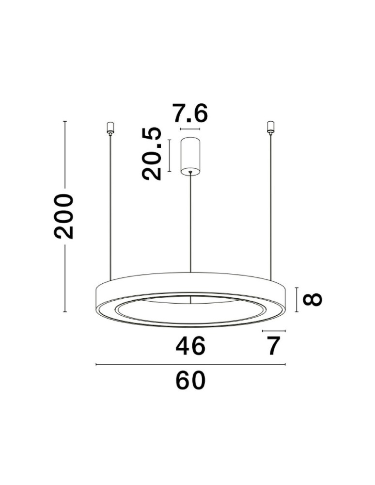 Lampy wiszące - Luces Exclusivas SONORA Wisząca Nowoczesna złoty i odcienie złota 1xLED max 50W 2700-4000K LE42809 - produkt kolory-swiatla.pl 3