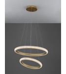 Lampy wiszące - Luces Exclusivas AMECA Wisząca Nowoczesna złoty i odcienie złota 1xLED max 41,5W 3000K LE42818 - produkt 2