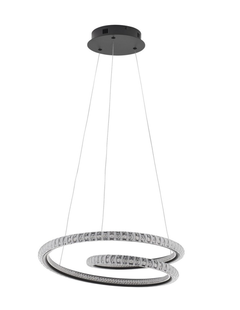 Lampy wiszące - Luces Exclusivas TEPIC Wisząca Nowoczesna czarny 1xLED max 45W 3000K LE42819 - produkt kolory-swiatla.pl 1