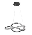 Lampy wiszące - Luces Exclusivas TEPIC Wisząca Nowoczesna czarny 1xLED max 56W 3000K LE42820 - product 1