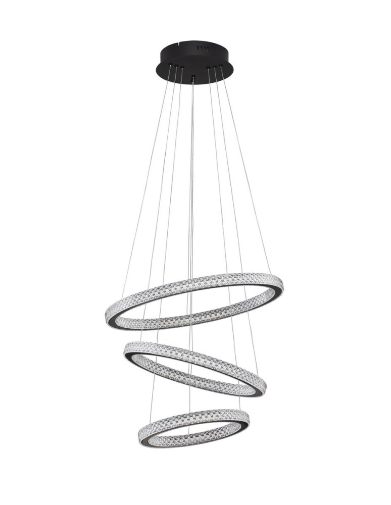 Luces Exclusivas TEPIC Wisząca Nowoczesna czarny 1xLED max 69W 3000K LE42822