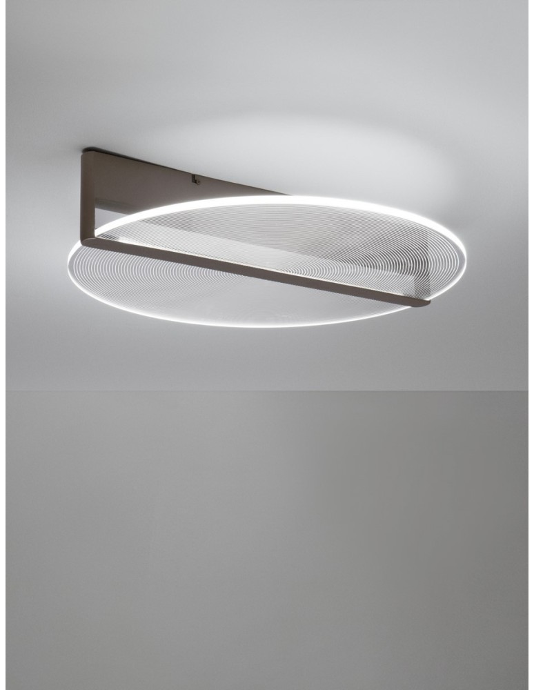 Lampy sufitowe - Luces Exclusivas TONALA Sufitowa Nowoczesna brązowy i odcienie brązu 1xLED max 36W 3000K LE42823 - product kolory-swiatla.pl 2