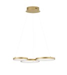 Lampy wiszące - Luces Exclusivas GARCIA Wisząca Nowoczesna złoty i odcienie złota 1xLED max 28W 3000K LE42826 - produkt 1