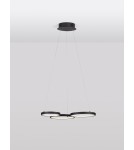 Lampy wiszące - Luces Exclusivas GARCIA Wisząca Nowoczesna czarny 1xLED max 28W 3000K LE42827 - produkt 2