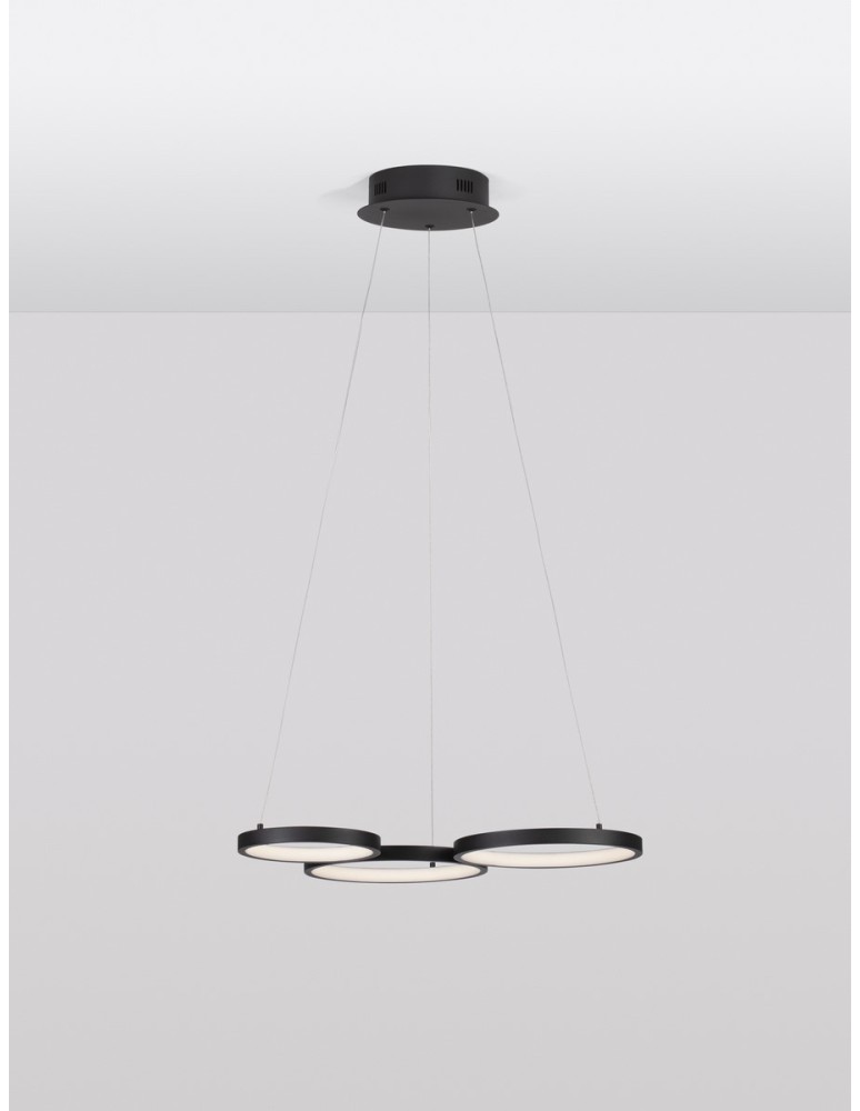 Luces Exclusivas GARCIA Wisząca Nowoczesna czarny 1xLED max 28W 3000K LE42827