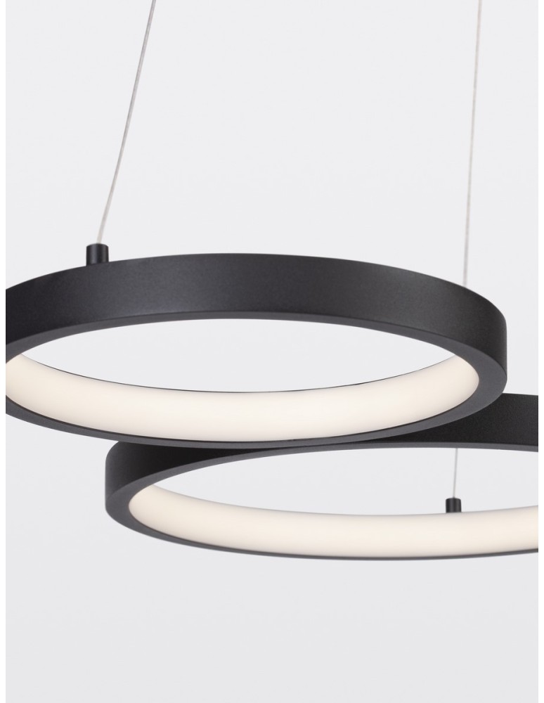 Luces Exclusivas GARCIA Wisząca Nowoczesna czarny 1xLED max 28W 3000K LE42827