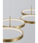 Lampy wiszące - Luces Exclusivas GARCIA Wisząca Nowoczesna złoty i odcienie złota 1xLED max 41W 3000K LE42828 - produkt 3