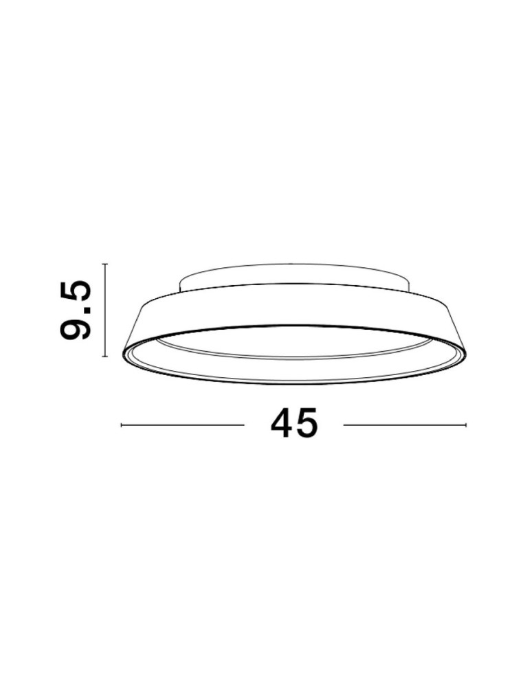 Lampy sufitowe - Luces Exclusivas CHALCO Sufitowa Nowoczesna czarny 1xLED max 30W 3000K LE42831 - produkt kolory-swiatla.pl 2