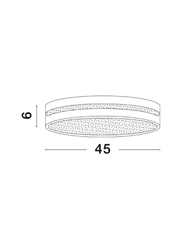 Luces Exclusivas TIJUANA Sufitowa Nowoczesna czarny 1xLED max 30W 3000K LE42832 - product 2