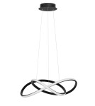 Lampy wiszące - Luces Exclusivas CHIAPAS Wisząca Nowoczesna czarny 1xLED max 28W 3000K LE42835 - product 1