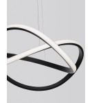 Lampy wiszące - Luces Exclusivas CHIAPAS Wisząca Nowoczesna czarny 1xLED max 28W 3000K LE42835 - product 2