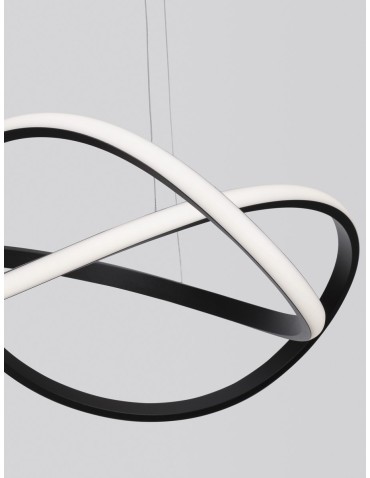 Luces Exclusivas CHIAPAS Wisząca Nowoczesna czarny 1xLED max 28W 3000K LE42835 - product 2